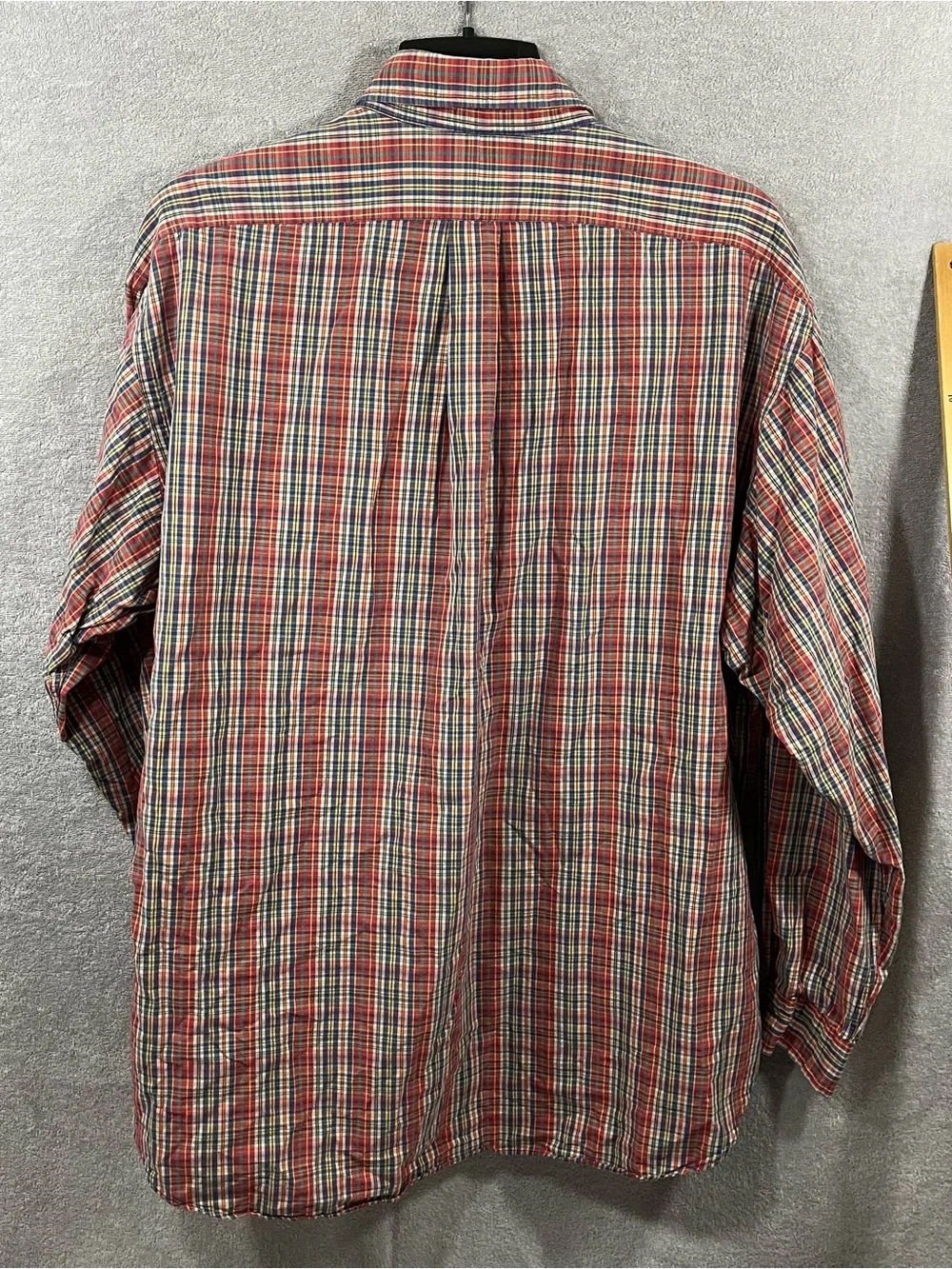 Ralph Lauren Polo long Sleeve Button-Up Shirt 100% Cotton Size XL Preppy